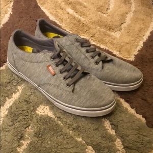 Vans grey size 8